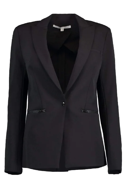Painted JacketsBlack Scuba Jacket